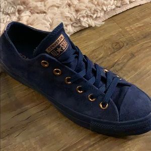 suede blue converse